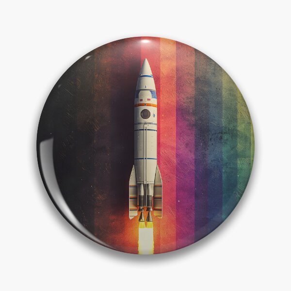 Item preview, 3d Render Of Vintage Space Rocket Digital designed and sold by Checho30.