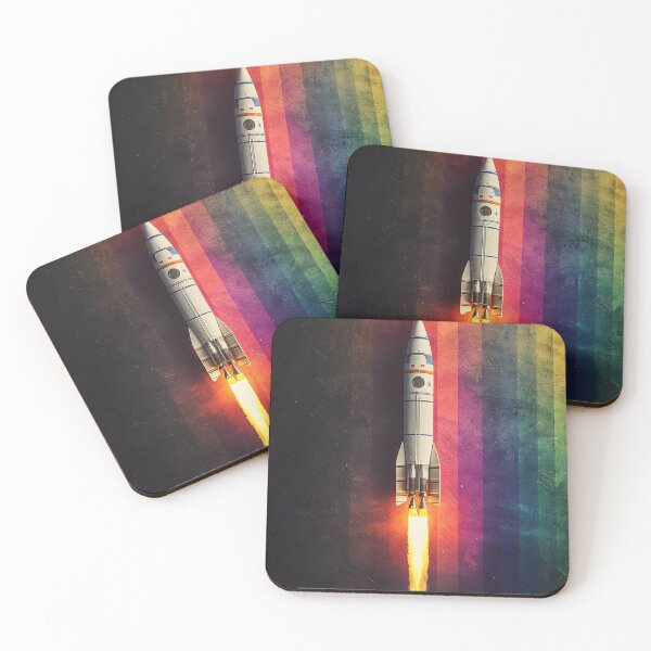 Item preview, 3d Render Of Vintage Space Rocket Digital designed and sold by Checho30.