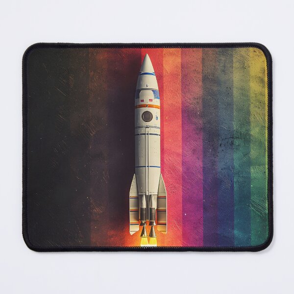 Item preview, 3d Render Of Vintage Space Rocket Digital designed and sold by Checho30.