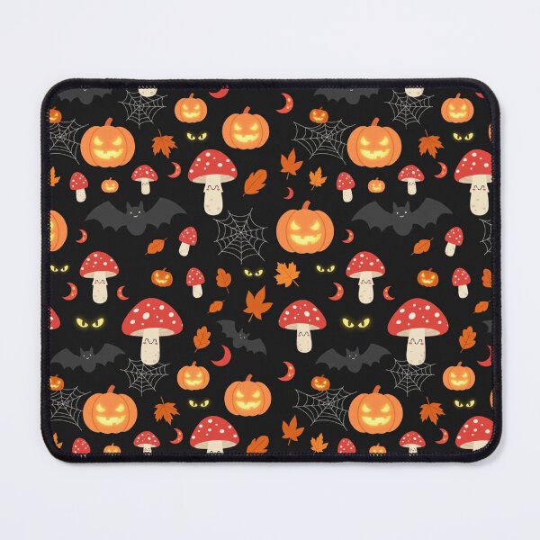 Item preview, Spooky Mushroom Pumpkin Halloween Pattern designed and sold by Sylwka447.