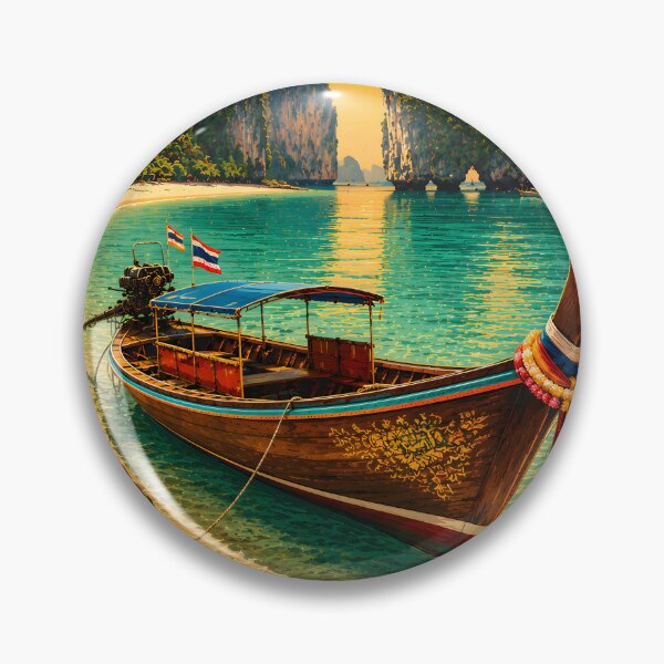 Item preview, Hong Island Longtail - Thailand Adventure Poster Master Collection designed and sold by Spirit of Siam.