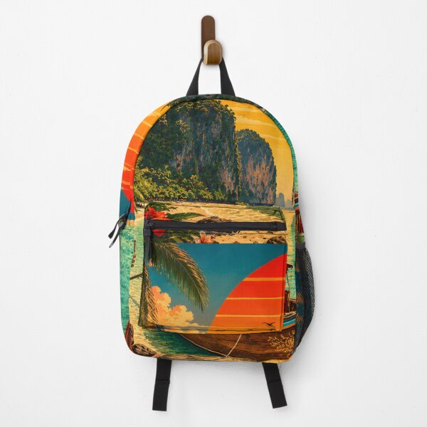Item preview, Hong Island Longtail - Thailand Adventure Poster Master Collection designed and sold by Spirit of Siam.