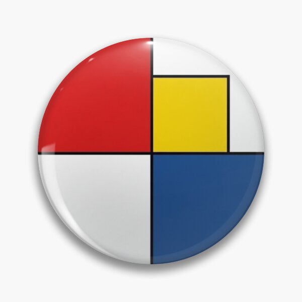 Item preview, Neo Plasticism Abstract Geometric Grid Red Yellow Blue Pattern designed and sold by Khokha80.