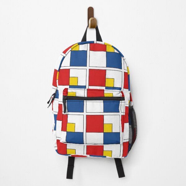 Item preview, Neo Plasticism Abstract Geometric Grid Red Yellow Blue Pattern designed and sold by Khokha80.
