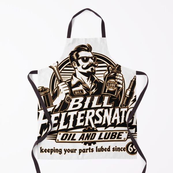 Item preview, Bill Feltersnatch Oil & Lube – Funny Dirty Mechanic Adult Humor T-Shirt designed and sold by Sinister prints.