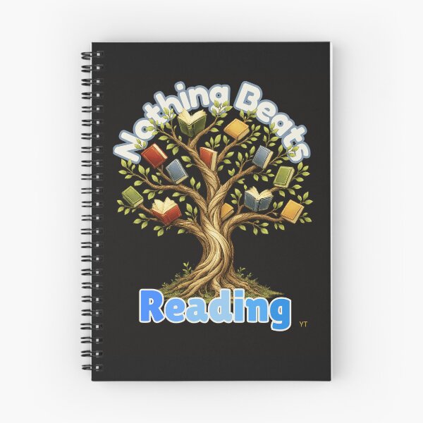 Item preview, Nothing Beats Reading Cute Book Lover Bookworm T-Shirt, Mug, Notebook, Phone Case designed and sold by yochatees.