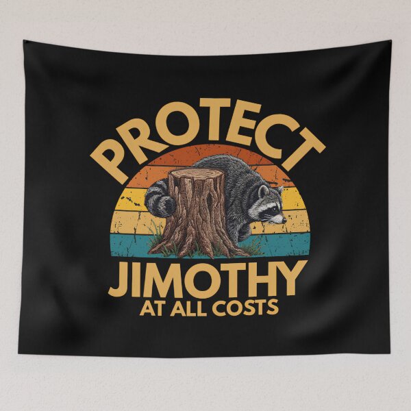 Item preview, Protect Jimothy at all costs - Raccoon Seattle Feral Legend designed and sold by LASTIQUE-dd.