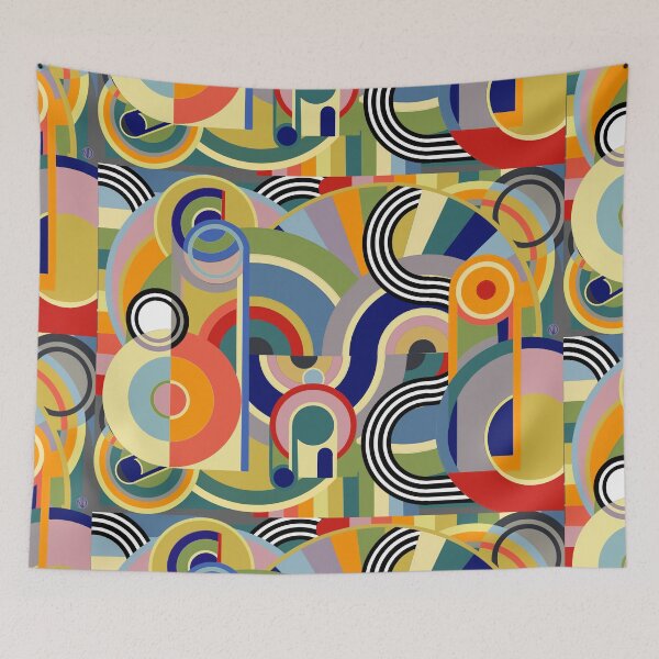 Item preview, Denver Skyline Abstract Artwork designed and sold by nellaquarelle.