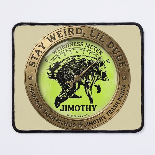 Item preview, Stay Weird, 'Lil Dude - JIMOTHY Art Print designed and sold by gear-posters.