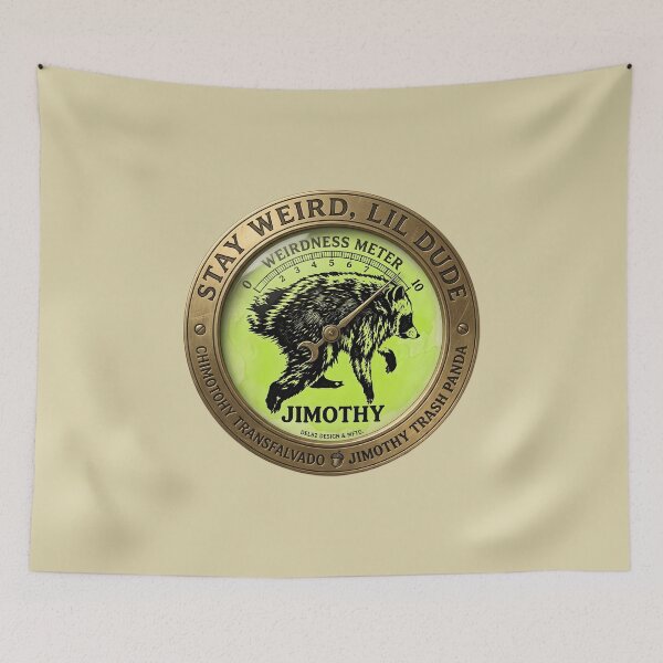 Item preview, Stay Weird, 'Lil Dude - JIMOTHY Art Print designed and sold by gear-posters.