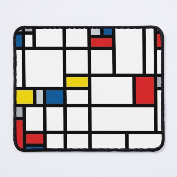Item preview, Neo Plasticism Abstract Geometric Grid Red Yellow Blue Pattern designed and sold by Khokha80.