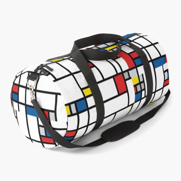 Item preview, Neo Plasticism Abstract Geometric Grid Red Yellow Blue Pattern designed and sold by Khokha80.