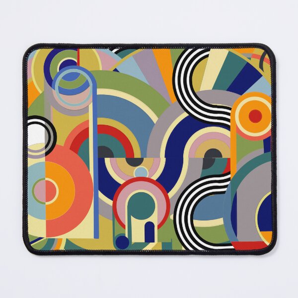 Item preview, Denver Skyline Abstract Artwork designed and sold by nellaquarelle.