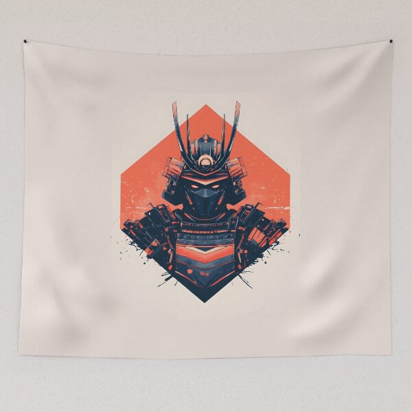 Item preview, 3d Render Of Cyberpunk Samurai Digital Art designed and sold by Checho30.