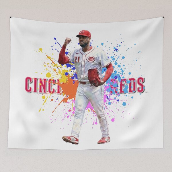 Item preview, Hunter Greene Champion Baseball Pitcher Celebration Paint Splatter Art designed and sold by Turnersports.