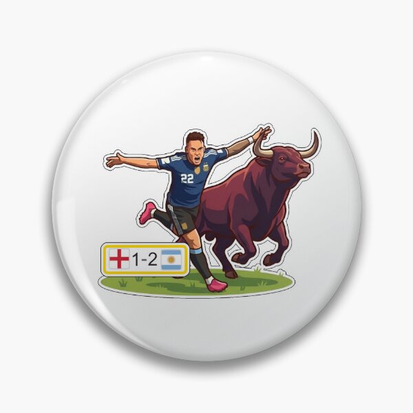 Item preview, Lautaro Martínez celebrating his goal against England. designed and sold by Gatosessa.