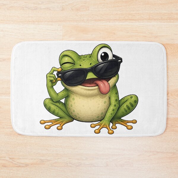 Item preview, Cool Frog with Sunglasses designed and sold by SurrealSproutz.