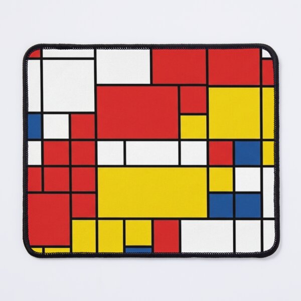 Item preview, Neo Plasticism Abstract Geometric Grid Red Yellow Blue Pattern designed and sold by Khokha80.