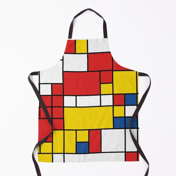 Item preview, Neo Plasticism Abstract Geometric Grid Red Yellow Blue Pattern designed and sold by Khokha80.