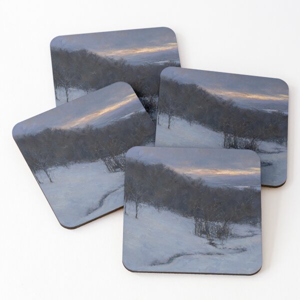 Item preview, Winter Landscape at Dusk  designed and sold by CrumbBumStudio.