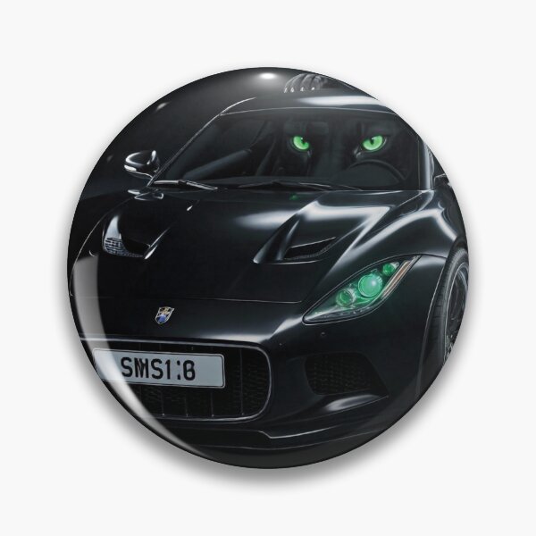 Item preview, Sleek Panther-Inspired Sports Car with Emerald Eyes 4 designed and sold by Lucia Amaris Art.