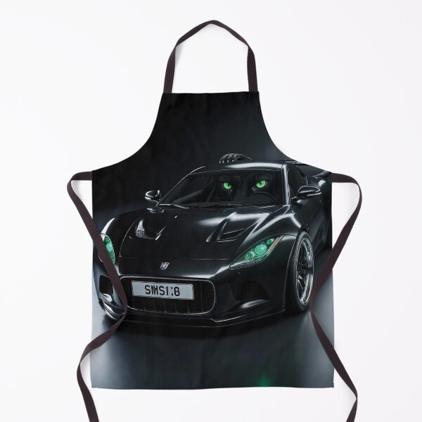 Item preview, Sleek Panther-Inspired Sports Car with Emerald Eyes 4 designed and sold by Lucia Amaris Art.