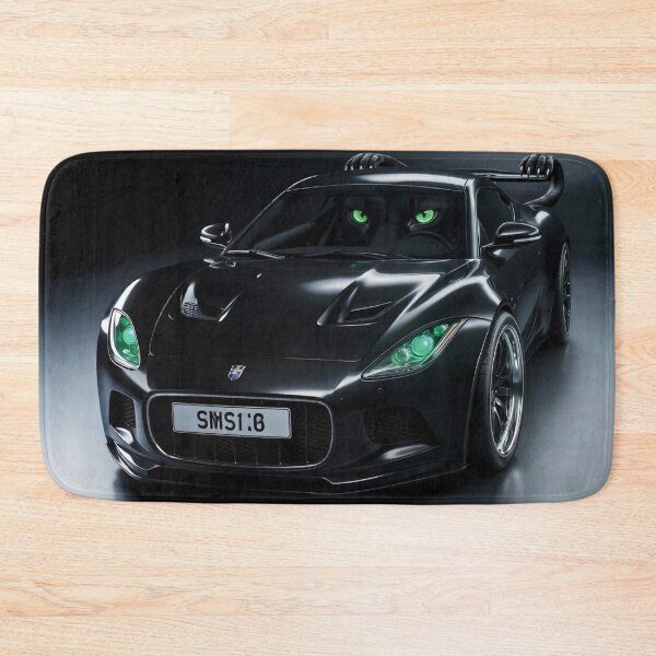Item preview, Sleek Panther-Inspired Sports Car with Emerald Eyes 4 designed and sold by Lucia Amaris Art.