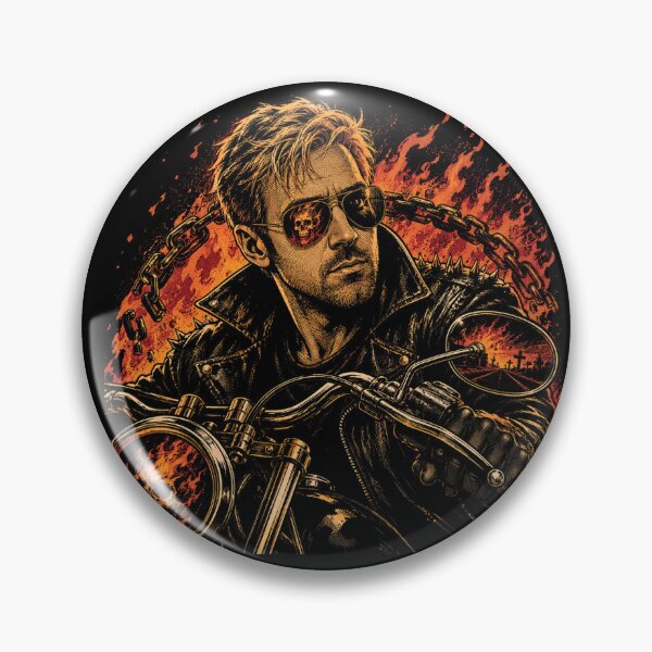 Item preview, I ride and Hell follows with me - Ghost Rider - Ryan Gosling designed and sold by hesjustken.