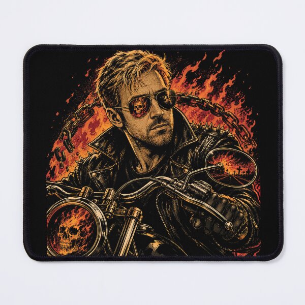 Item preview, I ride and Hell follows with me - Ghost Rider - Ryan Gosling designed and sold by hesjustken.