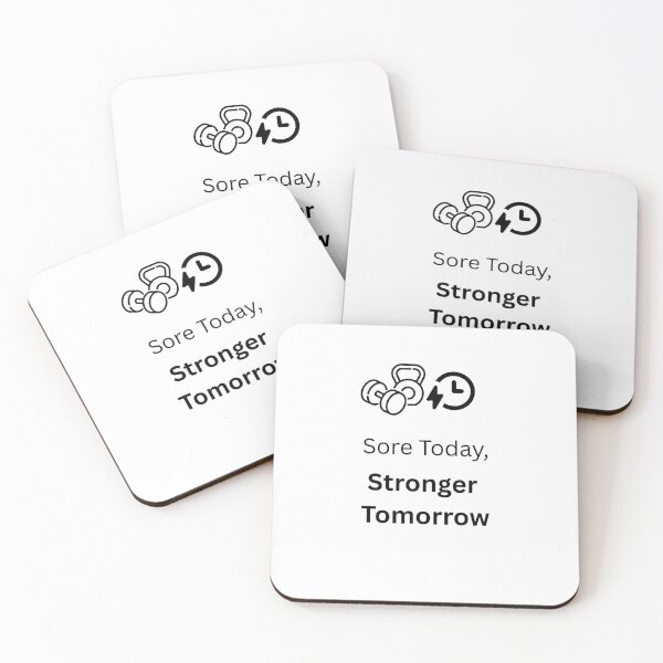 Item preview, Sore Today Stronger Tomorrow Fitness Motivation Quote designed and sold by NESTORY-Studio.