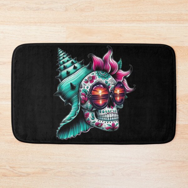 Item preview, Boho Sugar Skull Seashell Ocean Sunset designed and sold by Szpaku desart .