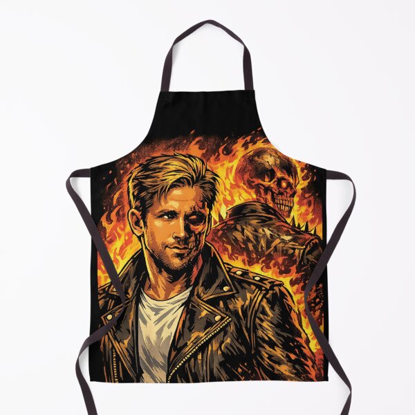 Item preview, Ghost Rider Ryan Gosling Fan Art designed and sold by hesjustken.