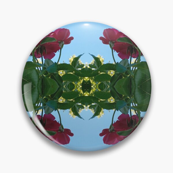 Item preview, Roses and foliage in the sky, mirror image designed and sold by lyloubeaupere.