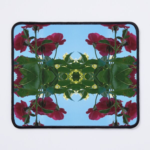 Item preview, Roses and foliage in the sky, mirror image designed and sold by lyloubeaupere.