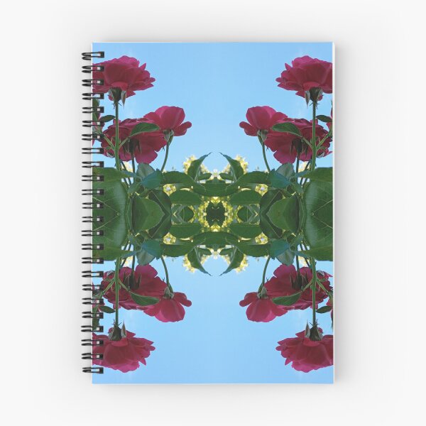 Item preview, Roses and foliage in the sky, mirror image designed and sold by lyloubeaupere.