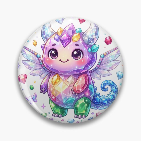 Item preview, Monster with crystal body gemstones designed and sold by kidoramagic.