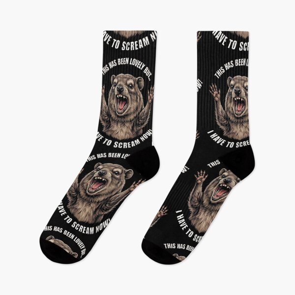 Item preview, This Has Been Lovely But I Have To Scream Now Rock Hyrax designed and sold by d247.