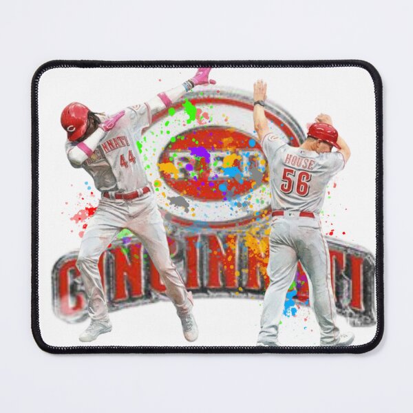 Item preview, Cincinnati Baseball Paint Splatter Celebration Art - Two Players Dabbing designed and sold by Turnersports.