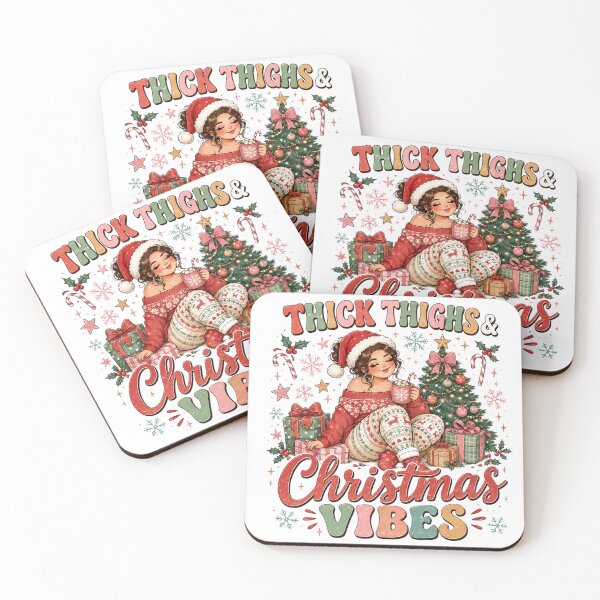 Item preview, Thick Thighs Christmas Vibes Sweatshirt designed and sold by butterflies-new.
