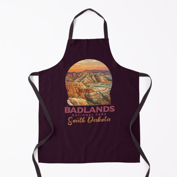 Item preview, Badlands National Park South Dakota Vintage Art designed and sold by LinaValearte.