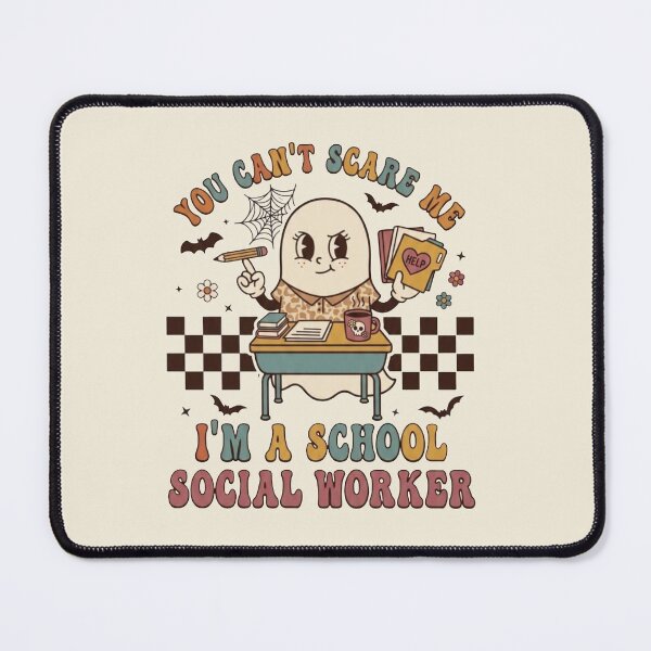 Item preview, Cute School Social Worker Halloween, You Can't Scare Me I'm A School Social Worker, Retro Ghost Back To School T-shirt designed and sold by designwiss.