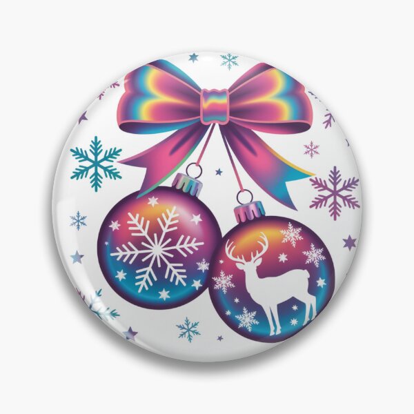 Item preview, Rainbow Christmas Ornament Bow Design designed and sold by butterflies-new.