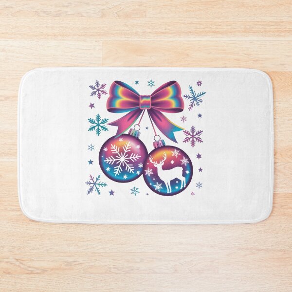 Item preview, Rainbow Christmas Ornament Bow Design designed and sold by butterflies-new.