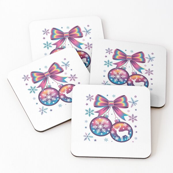 Item preview, Rainbow Christmas Ornament Bow Design designed and sold by butterflies-new.