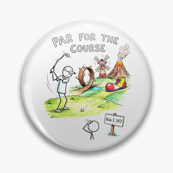 Item preview, Par For The Course Golf Course Scene designed and sold by ThreadRiotTees.