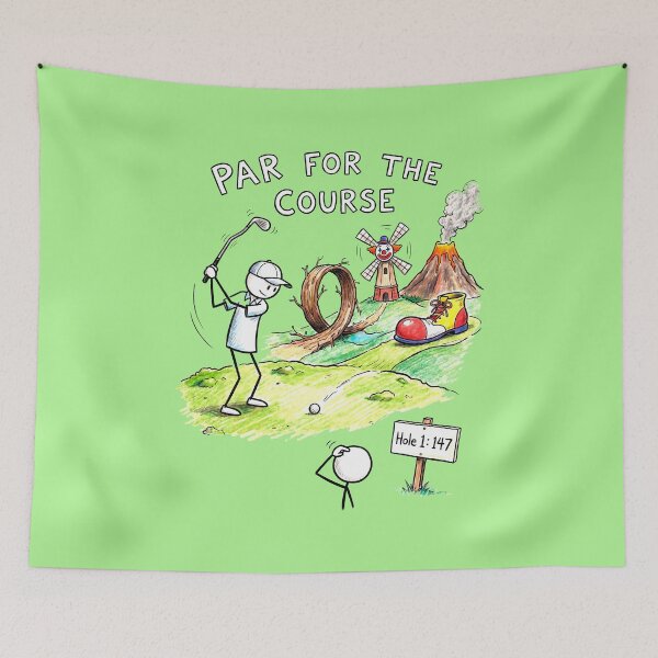 Item preview, Par For The Course Golf Course Scene designed and sold by ThreadRiotTees.