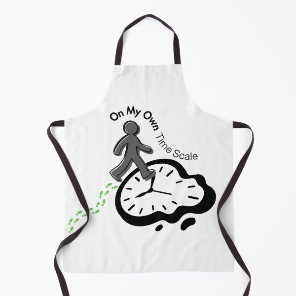 Item preview, On My Own Time Scale Melting Clock Quote designed and sold by NESTORY-Studio.