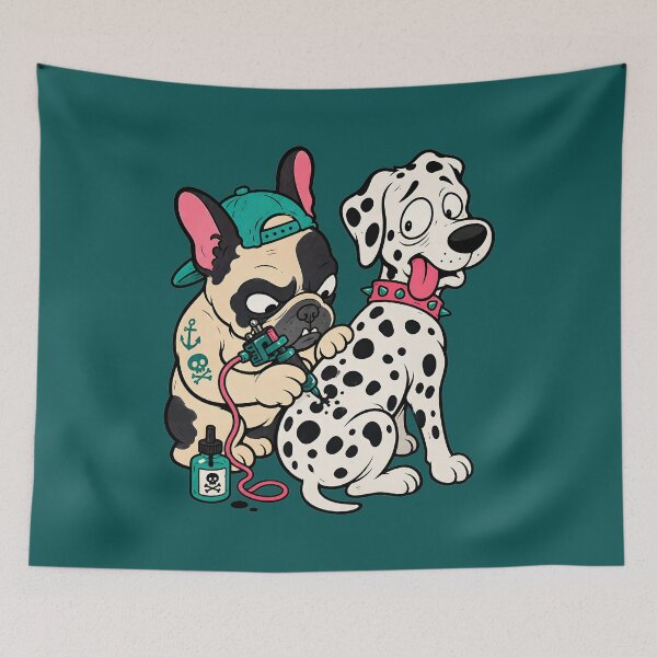 Item preview, Doggy Tattoo designed and sold by BrambleBox.