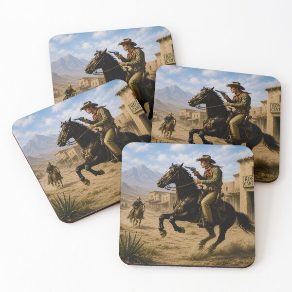 Item preview, The Cowboy at Rosa’s Cantina designed and sold by TinCatOutPost.