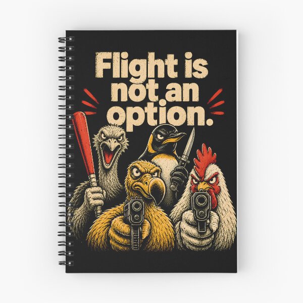 Item preview, Flight Is Not an Option Armed Birds Satire designed and sold by Victor Shadehorn.